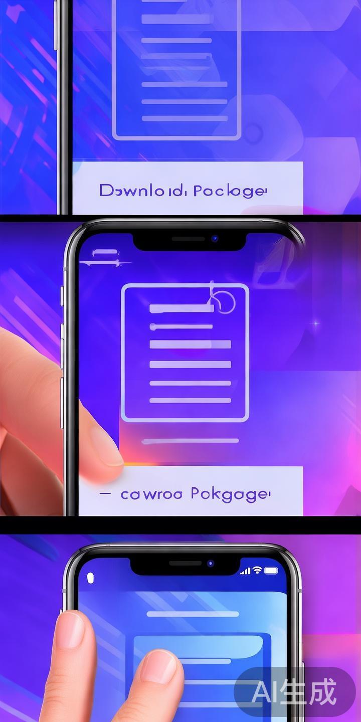 下载安装包：
点击下载后，文件会自动保存到设备中